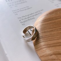 925純銀 不過敏不分戒圍 菱形切割戒指  small ki