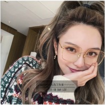 周揚青同款方框鏡 金屬框眼鏡 下單還送眼鏡盒